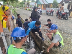 Dua Masalah Yang Sekian Lama Dikeluhkan Akhirnya Teratasi, Direktur Perumdam Motanang Buol Gercep Turun ke Desa Labuton !